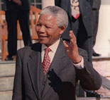 Former president Nelson Mandela