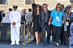 Alison Hewson, Bono and Zelda le Grange