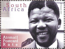 Mandela stamp - South African Post Office